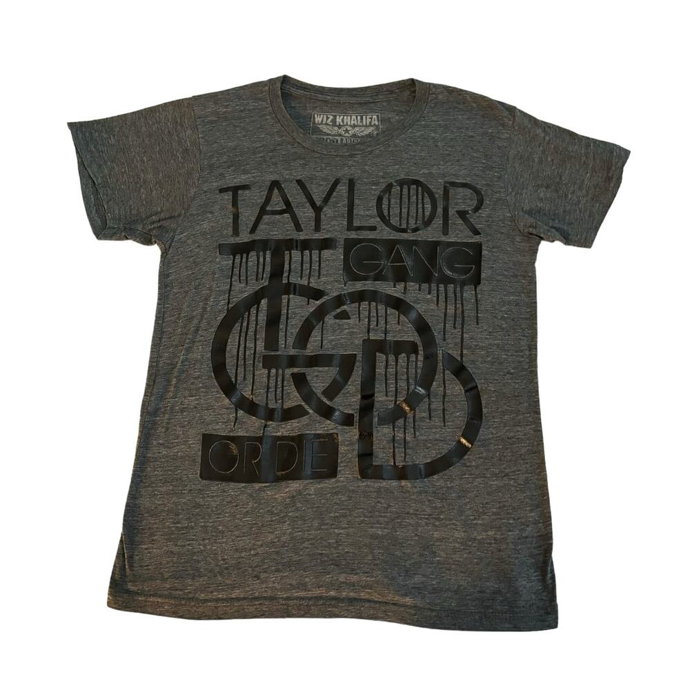 Wiz Khalifa TGOD Gray/Black T-Shirt Womens Size S